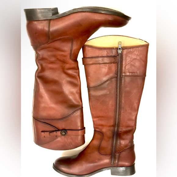 Frye Shoes - FRYE Women’s Tall Boots Brown Leather 8 B